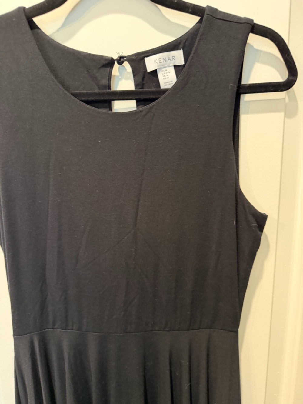 Kenar Black Sleeveless A-Line Mini Dress Size Medium. 0051 - Picture 2 of 3
